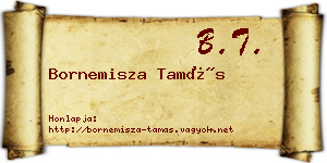Bornemisza Tamás névjegykártya