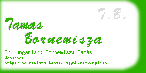 tamas bornemisza business card