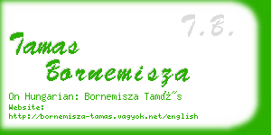tamas bornemisza business card